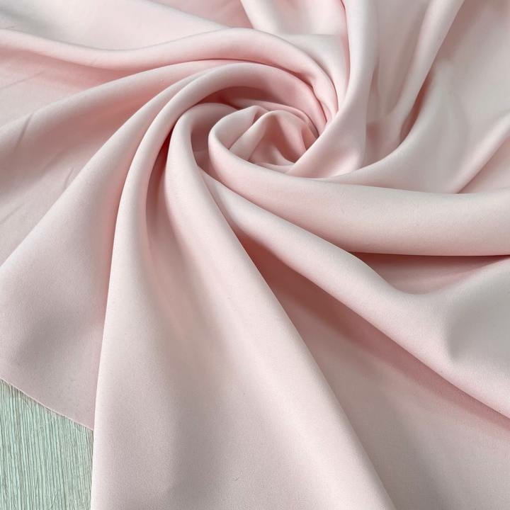 1,3м Шёлковое кади пудрового цвета