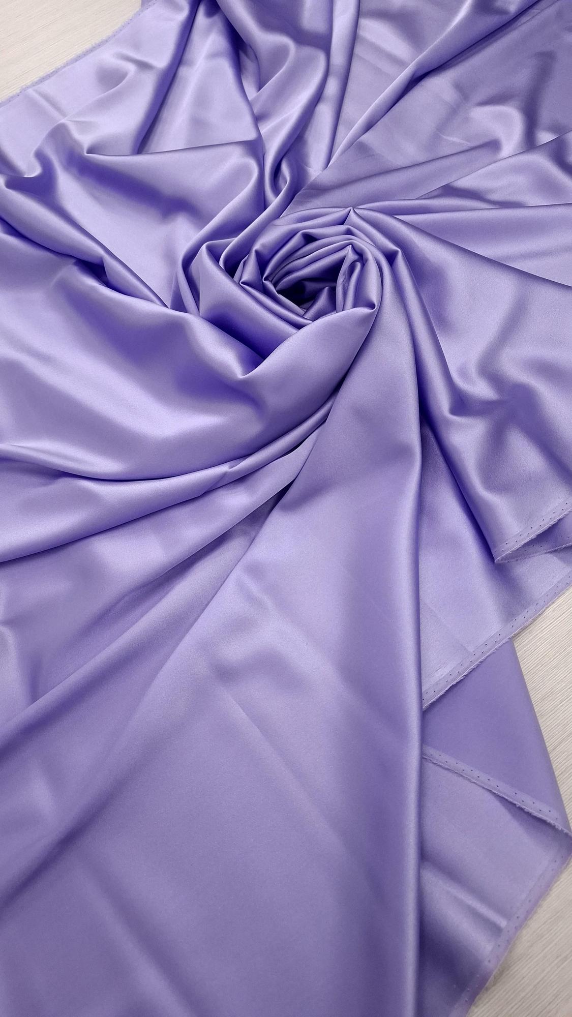 1,83м Шелк атласный с эластаном Scervin0 лавандовый
