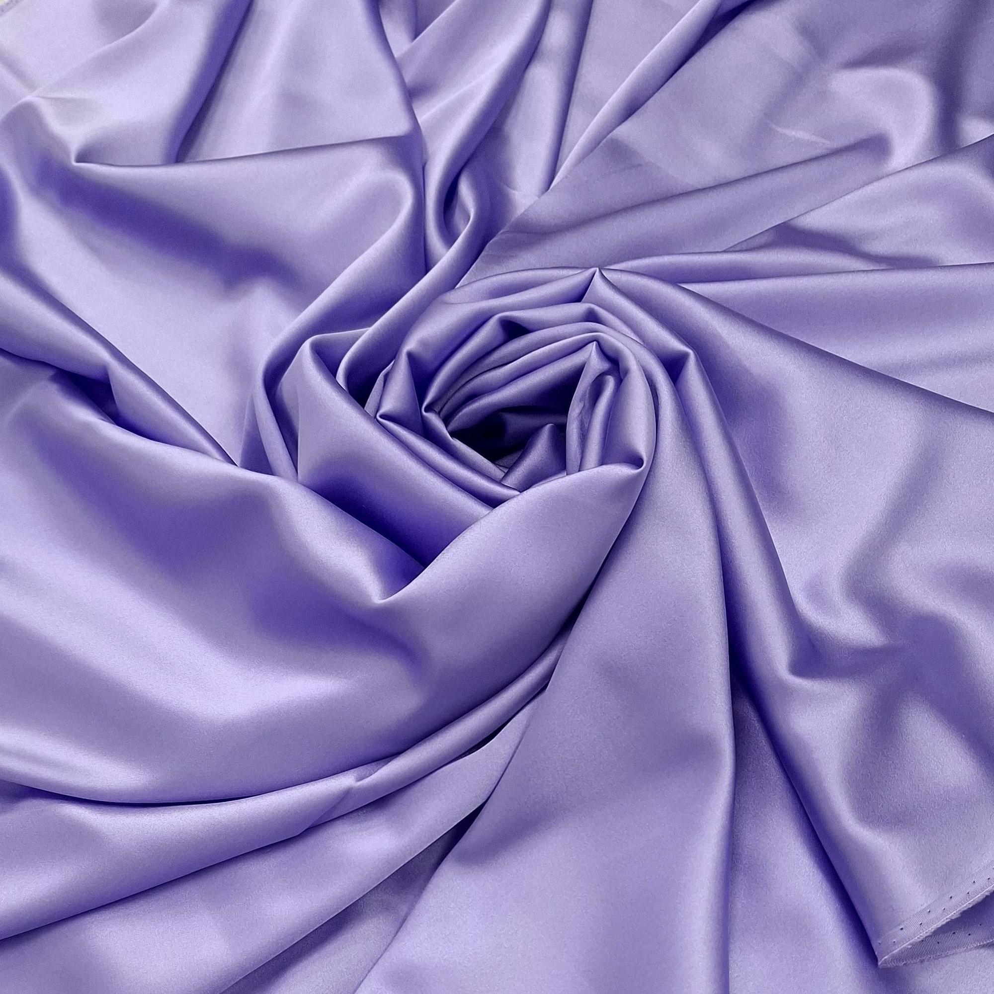 1,83м Шелк атласный с эластаном Scervin0 лавандовый