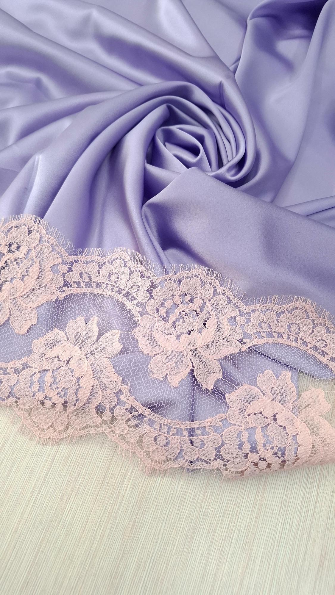 Кружево S0lstiss нежно розового цвета