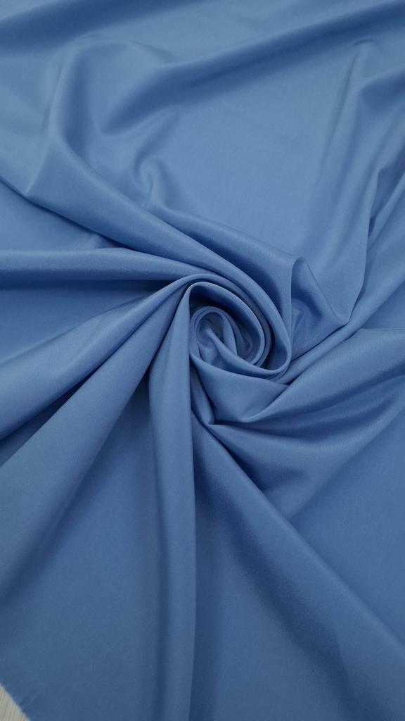2,26м Шелковый крепдешин голубого цвета
