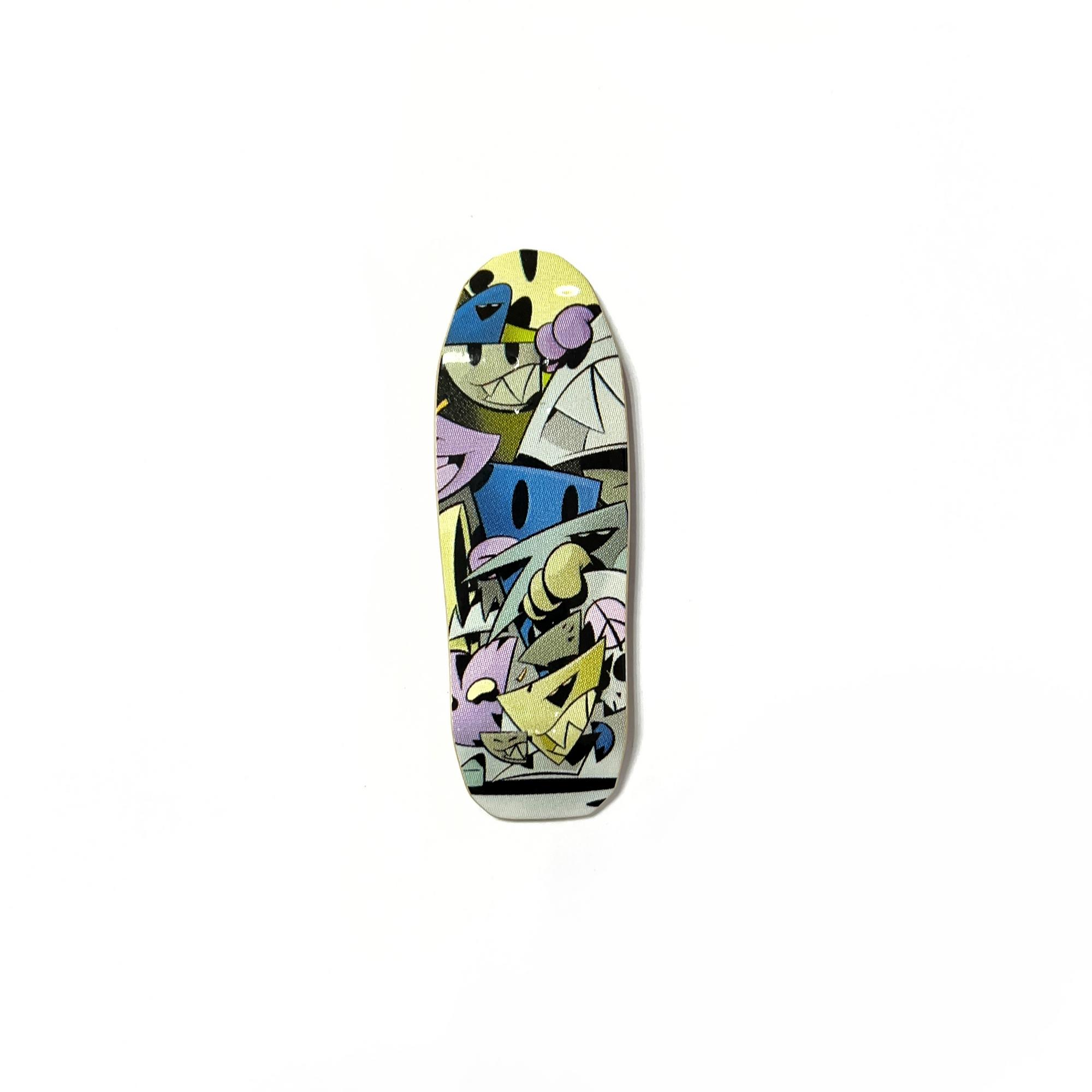 Дека фингерборд SYSTEAM FB x ZZAP - Pied Peace ROCKET V2 SHAPE 32.5 mm