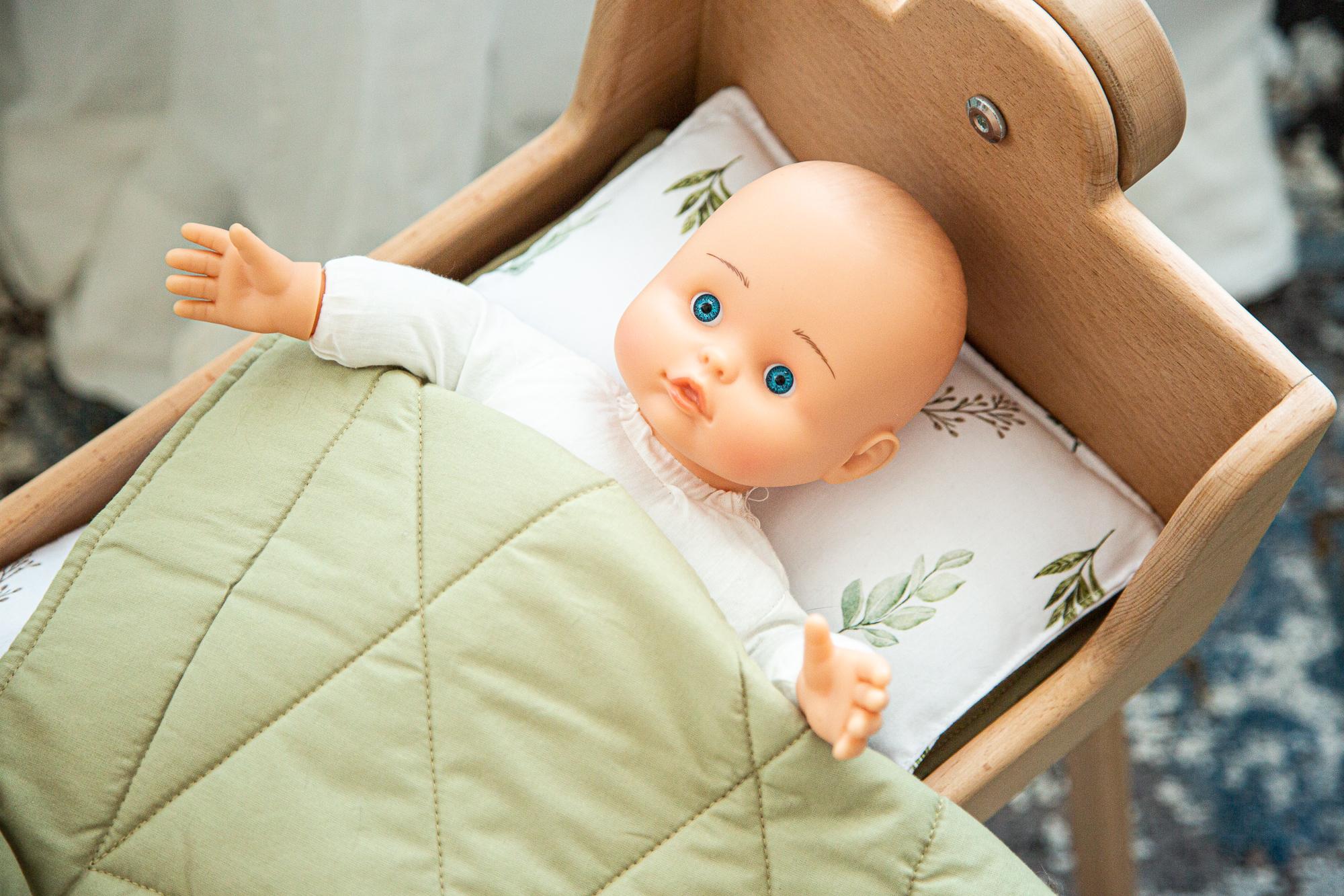 Отзывы на Кроватка для кукол Наша Игрушка Кроватка-люлька с балдахином Совушка M0611-13