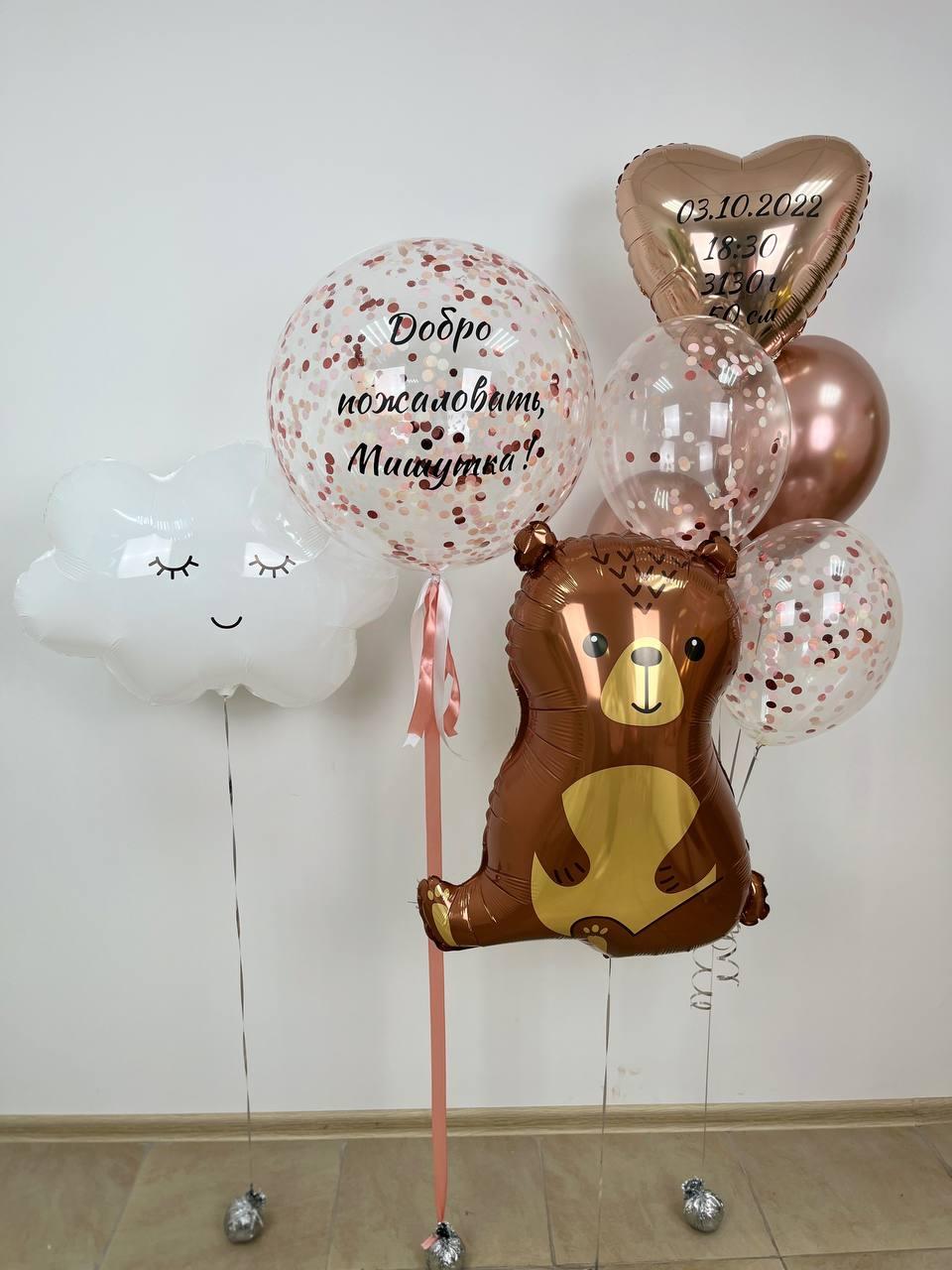 Воздушные шары Медведь купить с доставкой по Москве: цена