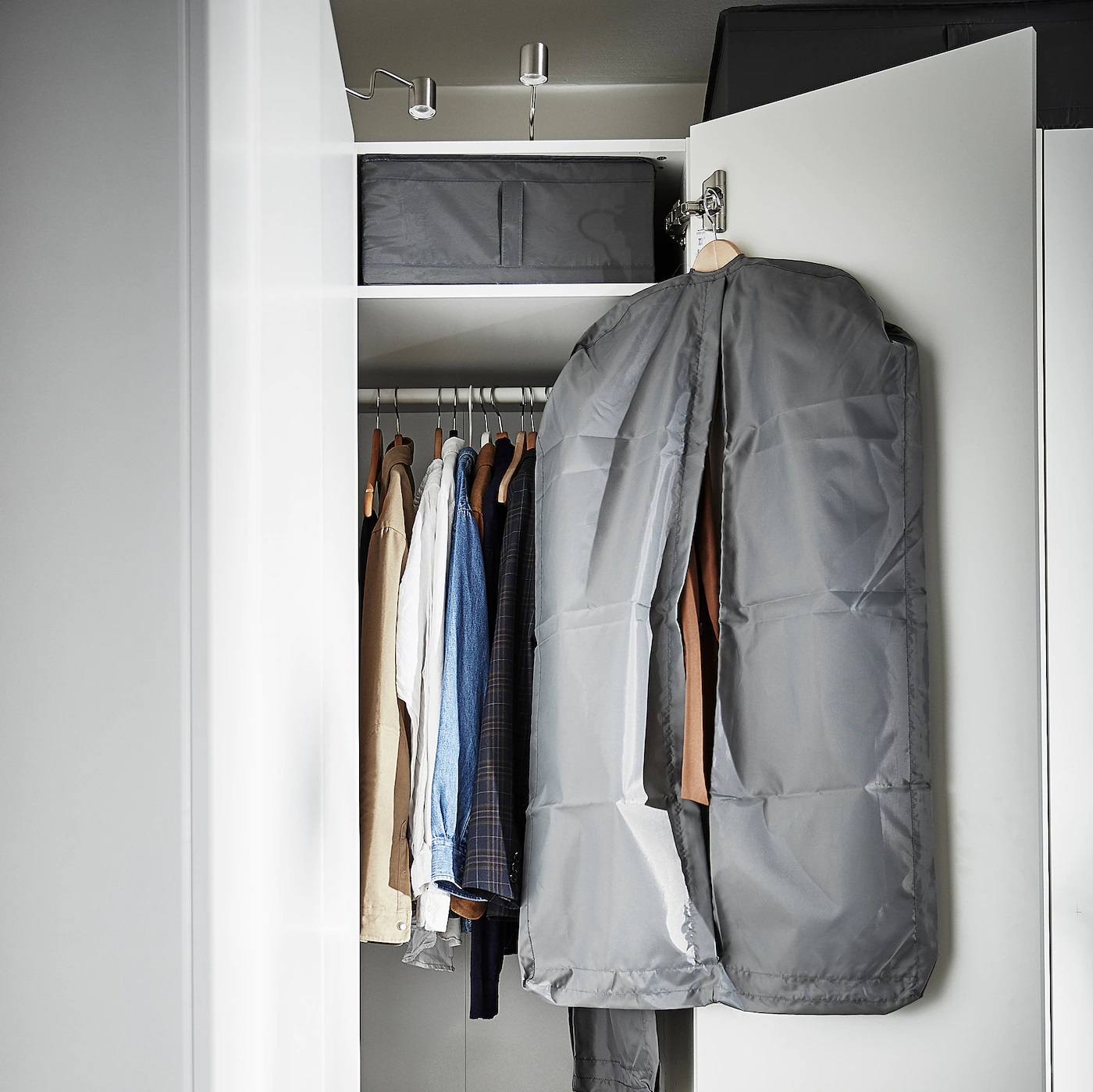 SKUBB IKEA Чехол для одежды, 3 штуки, темно-серый