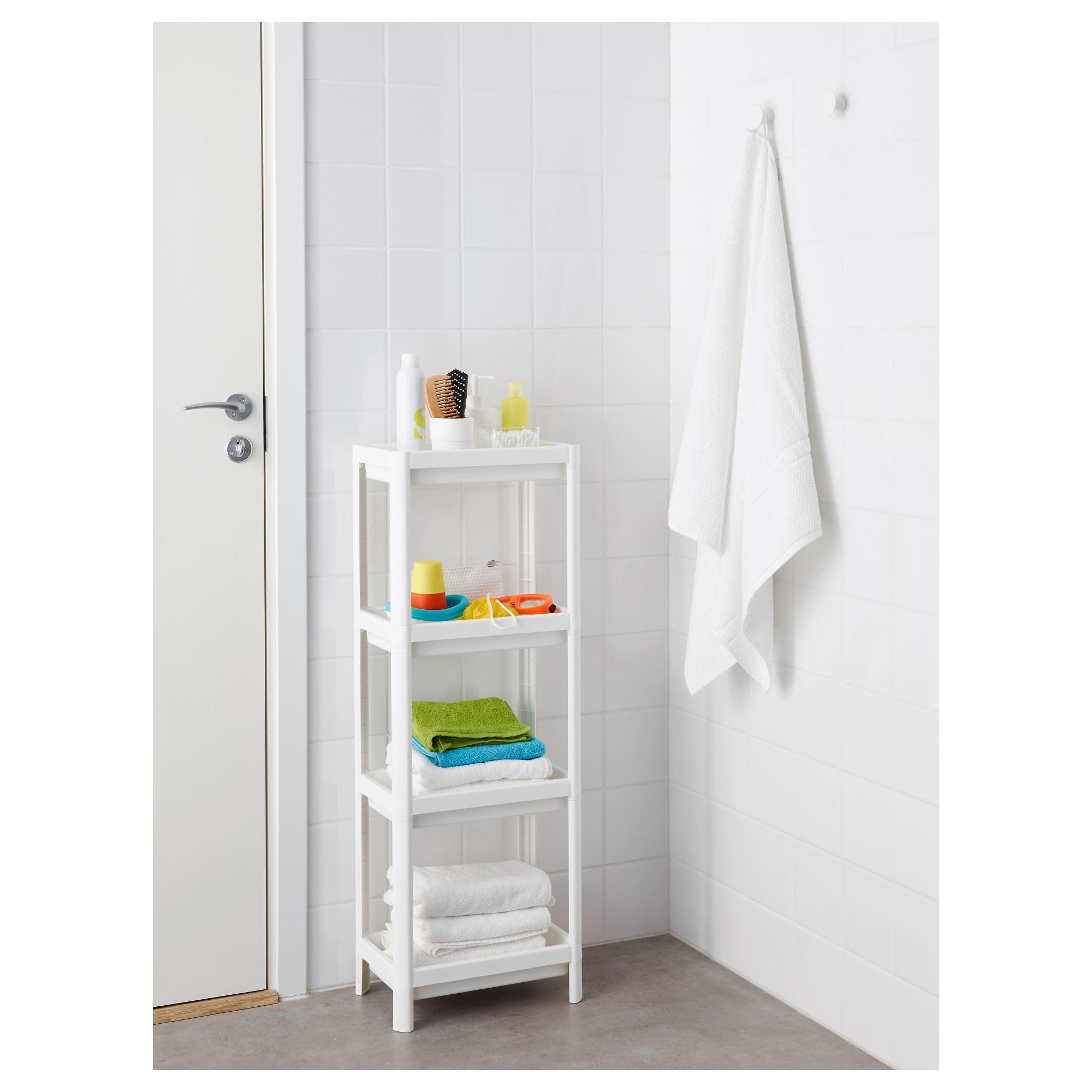 VESKEN IKEA Стеллаж, белый 36x23x100 см
