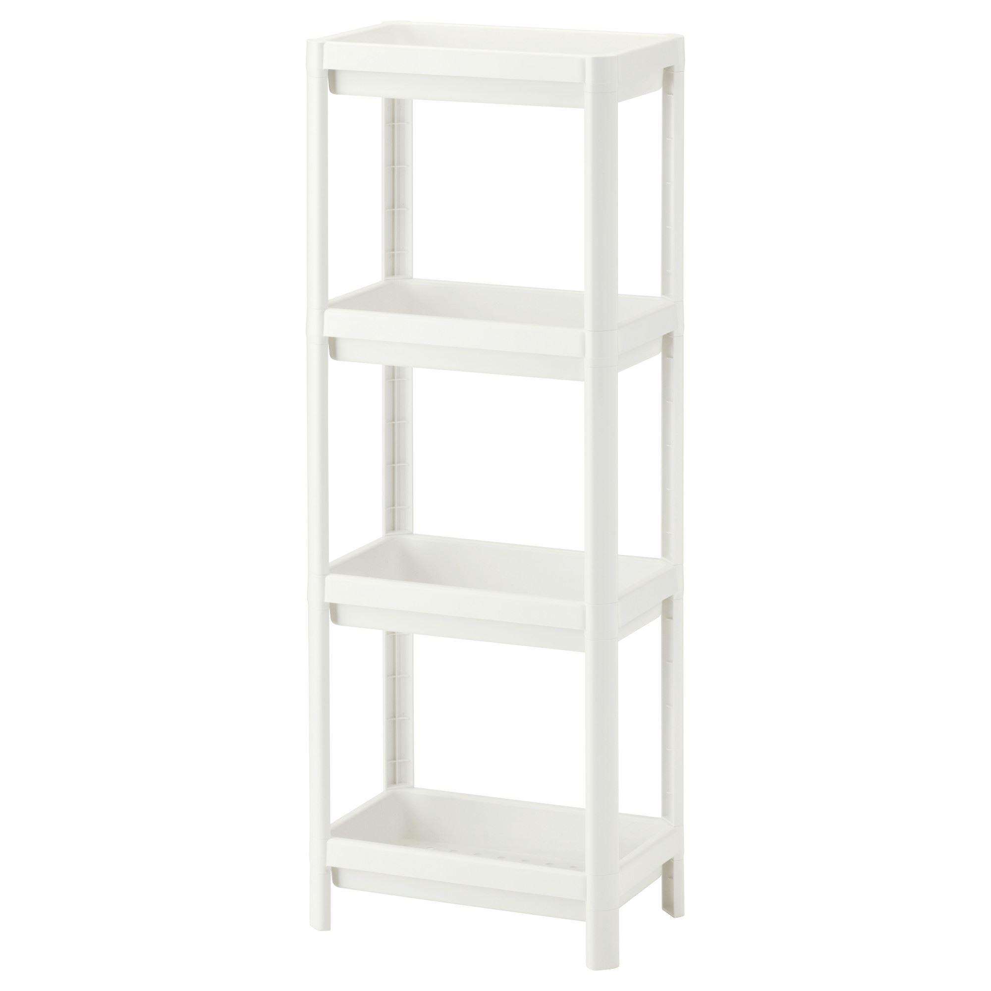 VESKEN IKEA Стеллаж, белый 36x23x100 см
