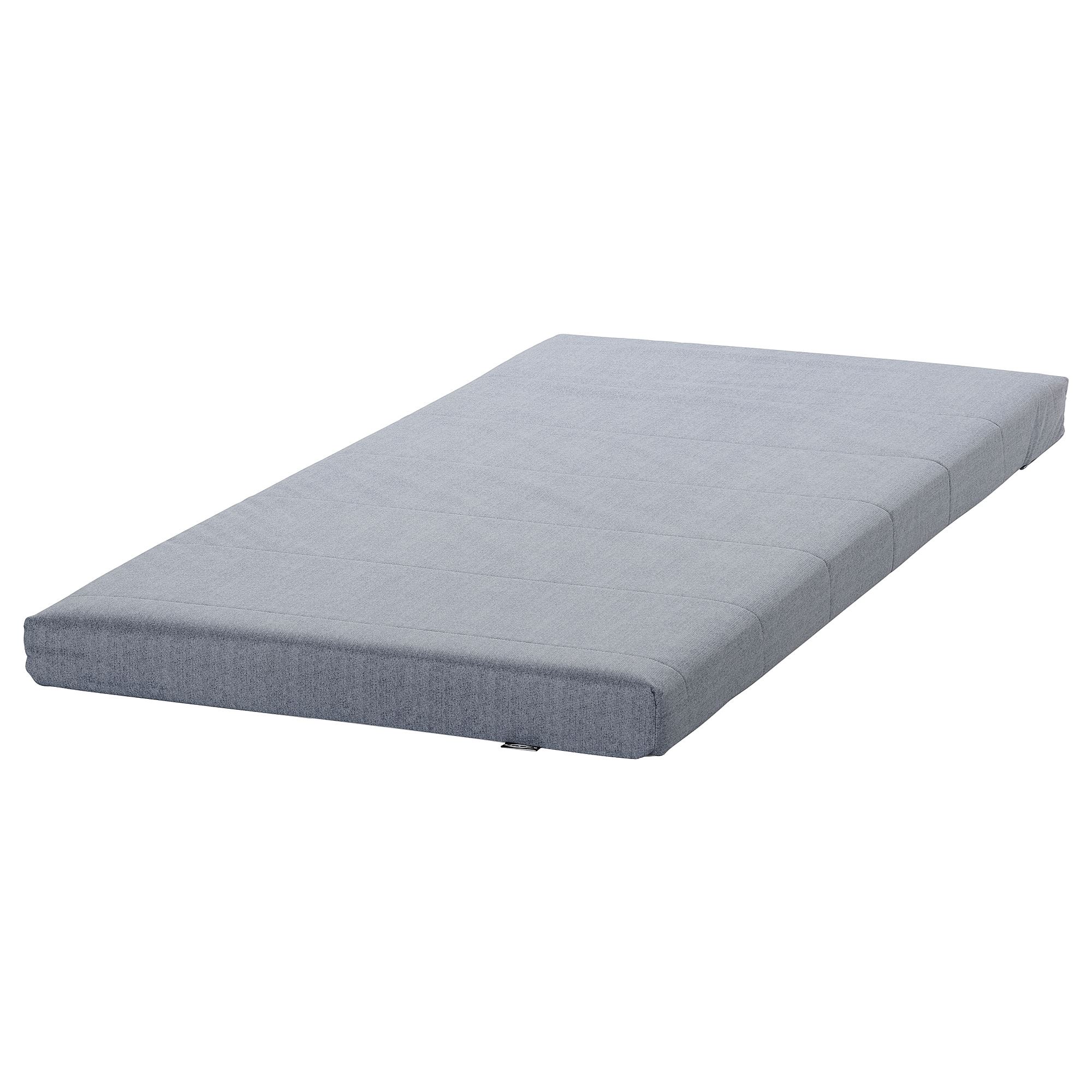 AGOTNES IKEA Пенополиуретановый матрас, жесткий/голубой 90x200 см