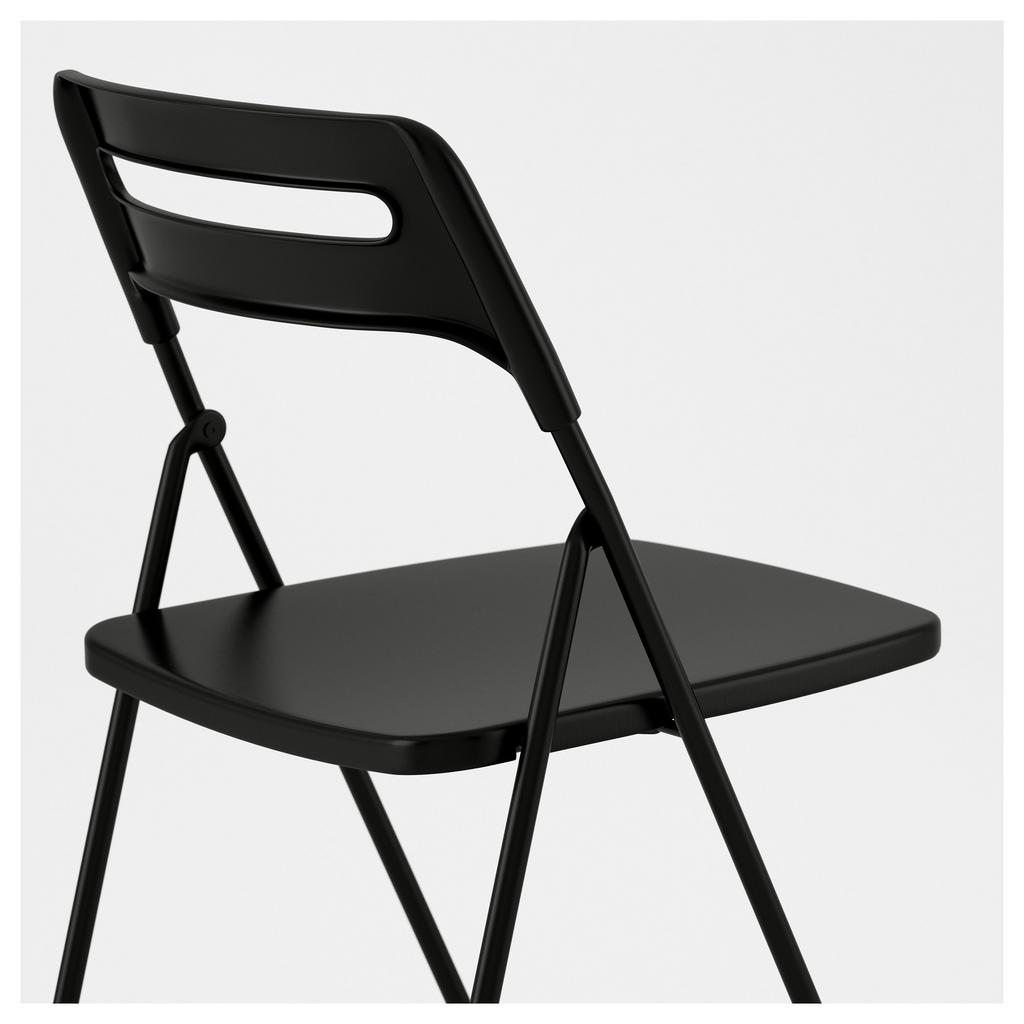 NISSE IKEA Стул складной, черный