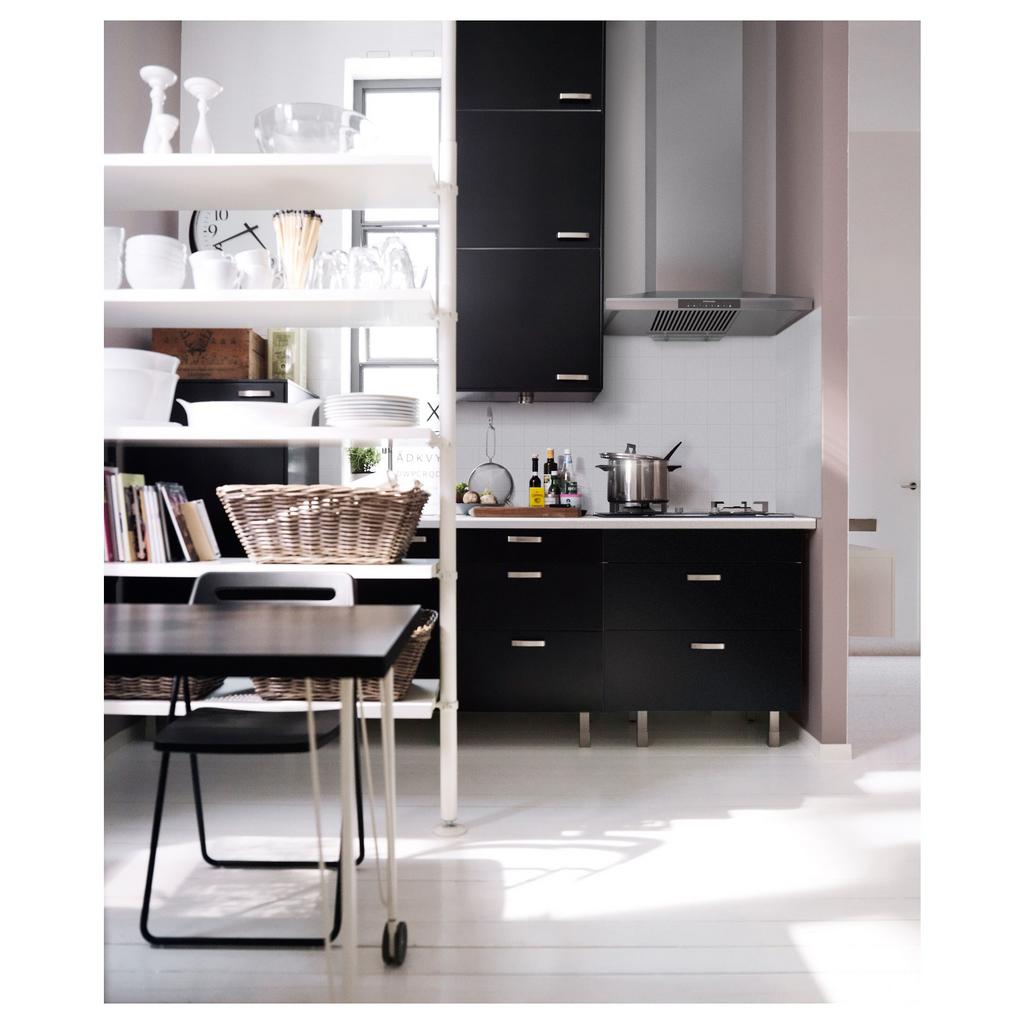 NISSE IKEA Стул складной, черный