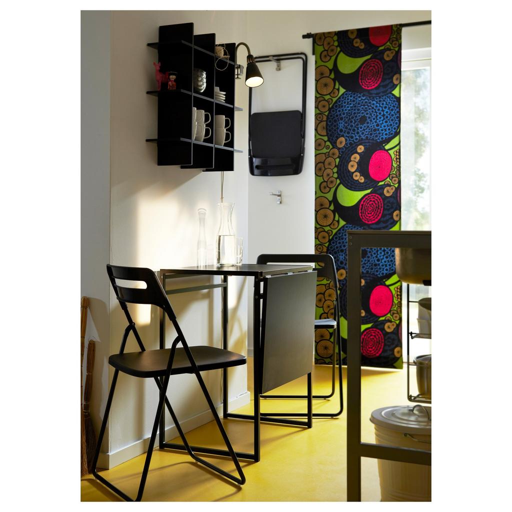 NISSE IKEA Стул складной, черный