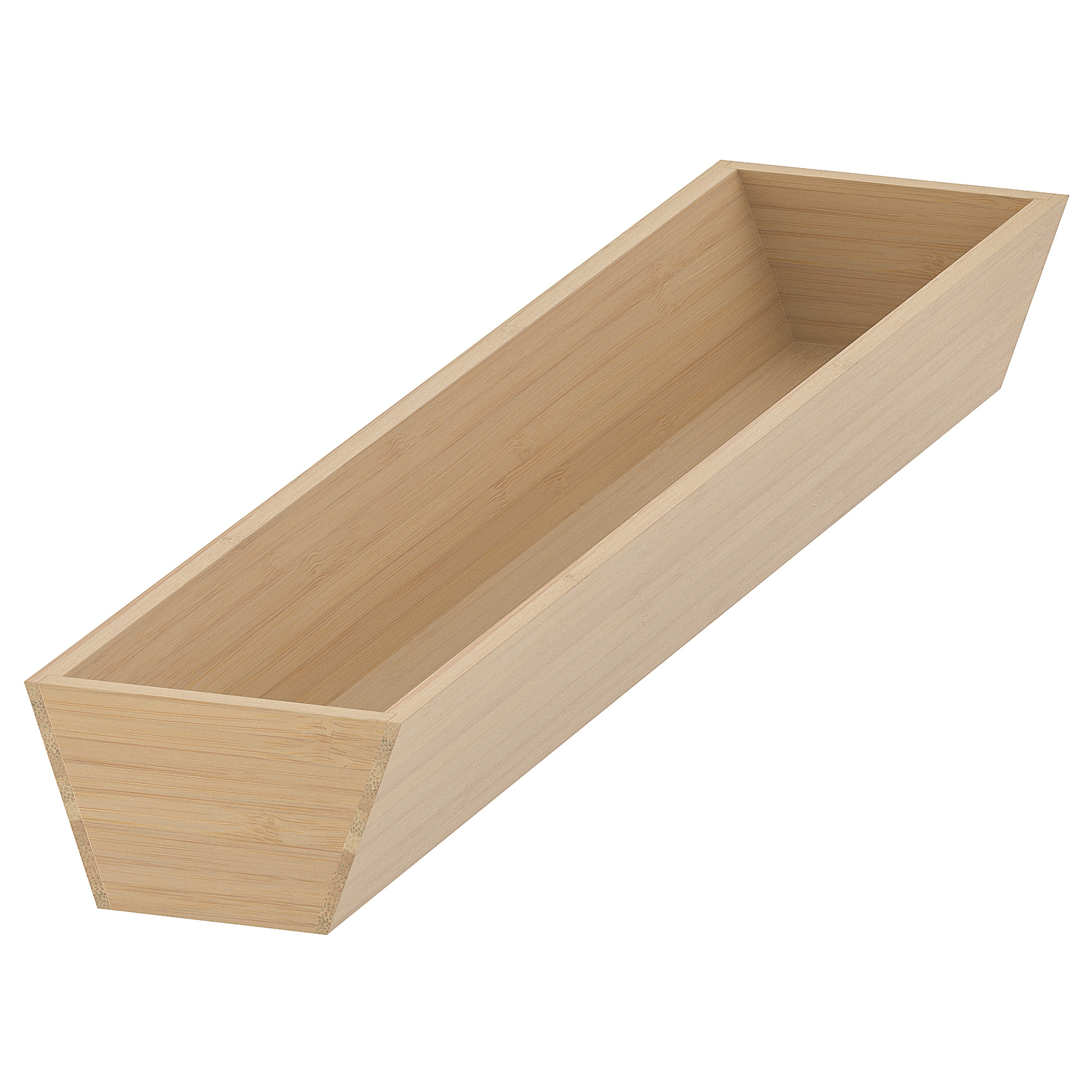UPPDATERA IKEA Лоток для столовых приборов, 10x50 см,, светлый бамбук