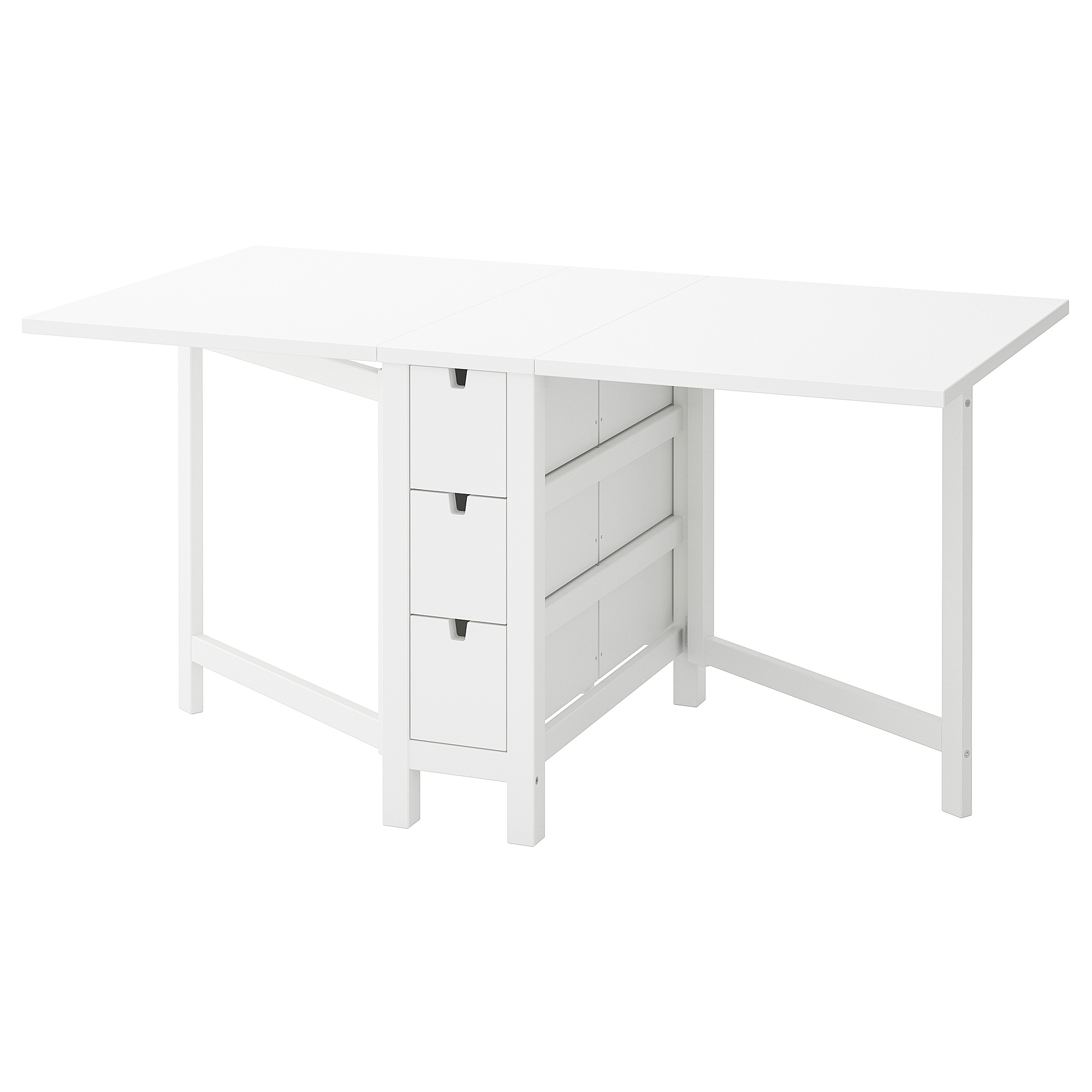 NORDEN IKEA Cтол складной, 26/89/152x80 см, белый