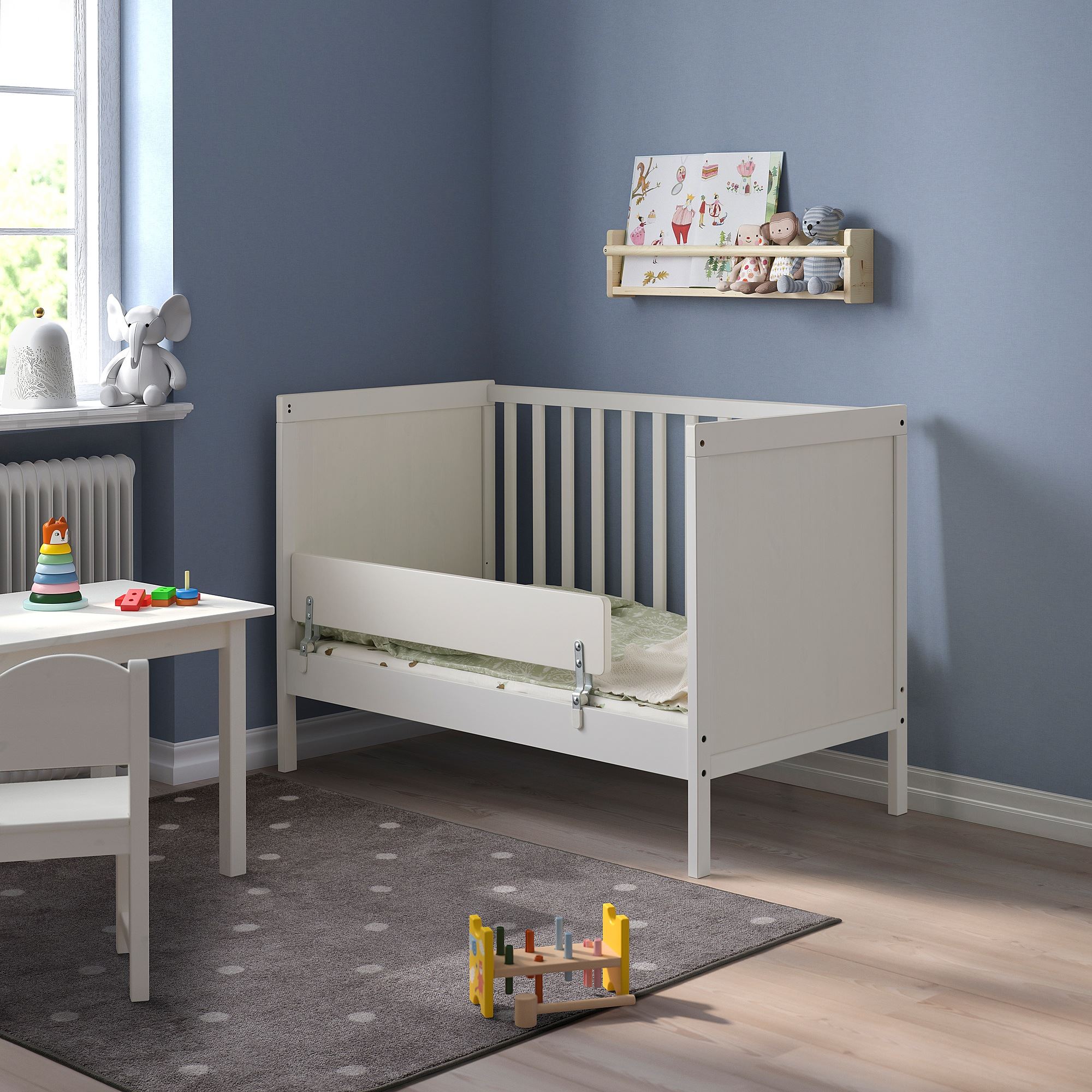 NATTAPA IKEA Бортик, белый, 96x15 см