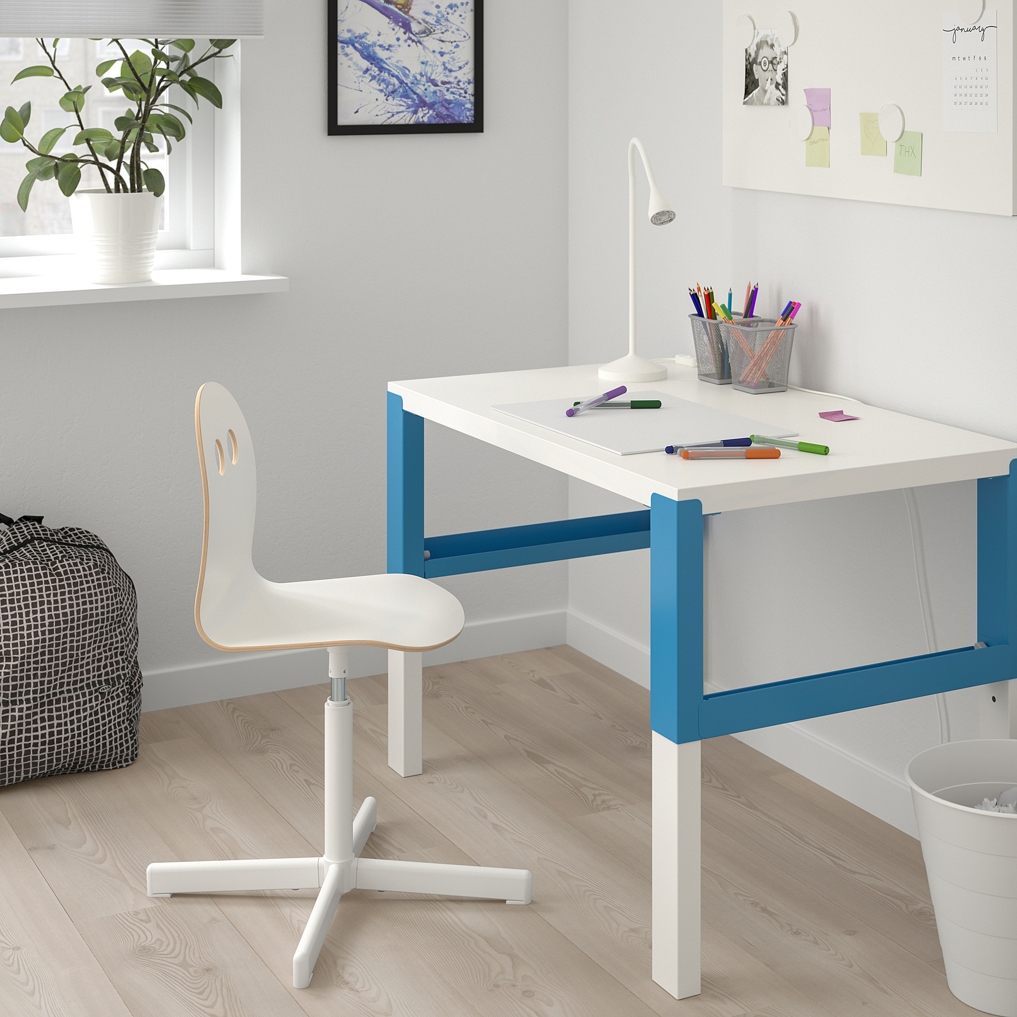 SIBBEN/VALFRED IKEA Детский стул для письменного стола, белый