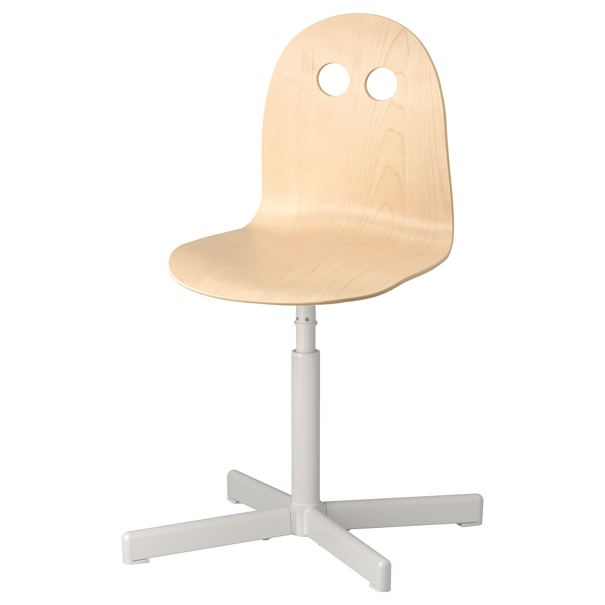 SIBBEN/VALFRED IKEA детский стул для письменного стола, береза/белый