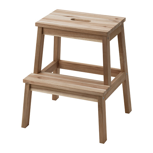 BEKVAM IKEA Табурет-лестница, акация 50 см