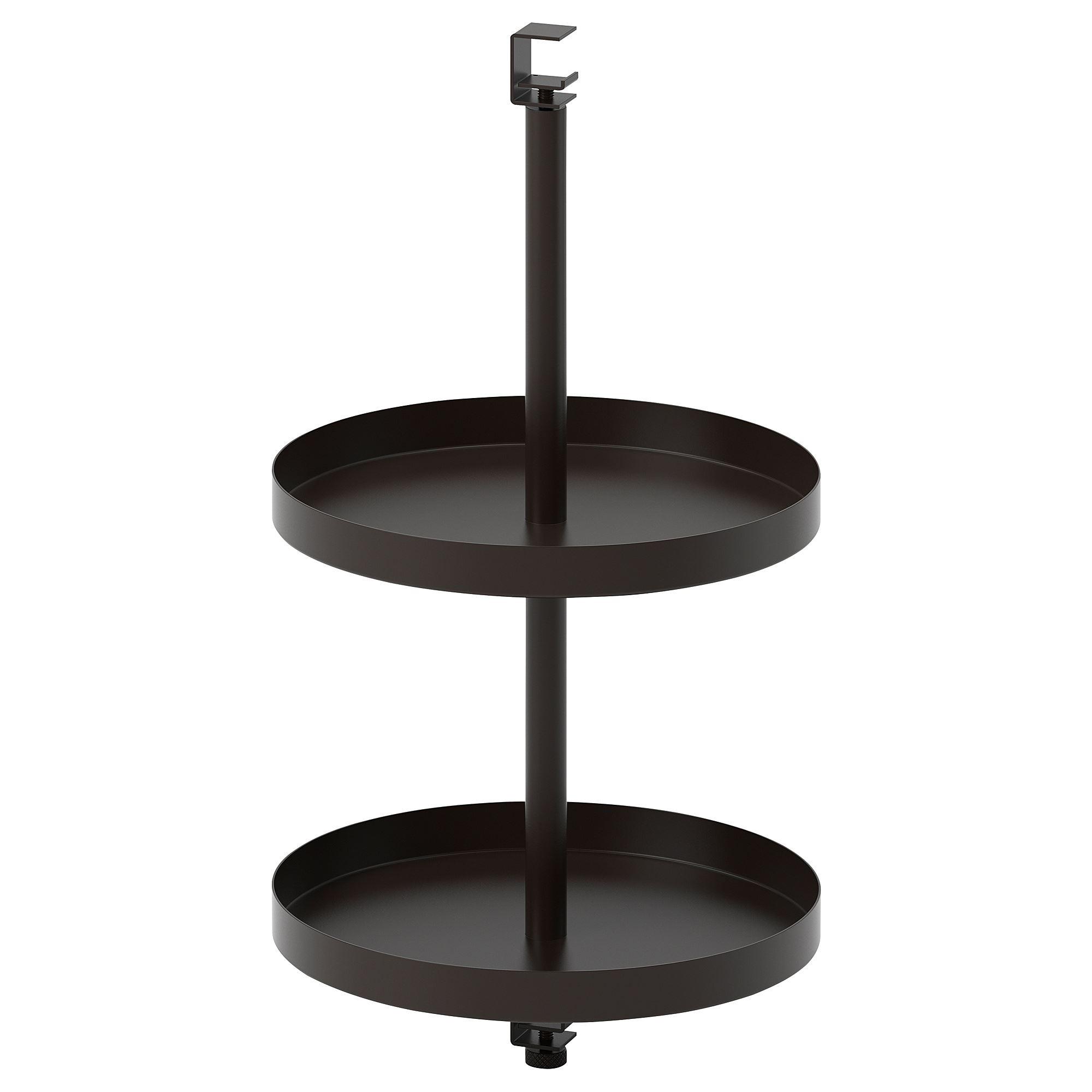 ENHET IKEA Вращающаяся полка, 40x21 см, антрацит