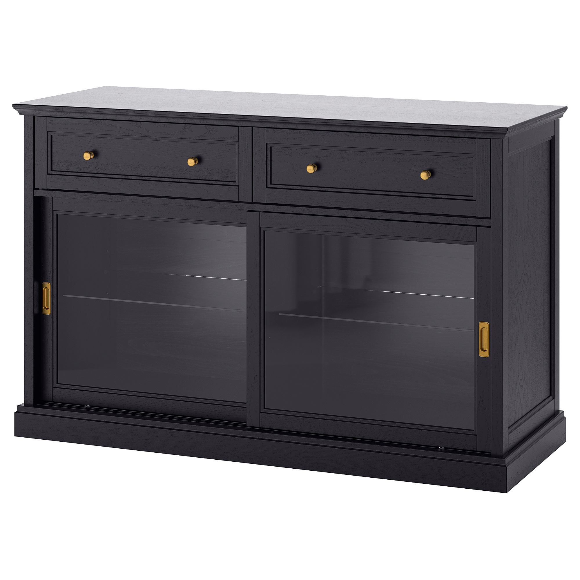 MALSJO IKEA Сервант, черный, 145x92 см