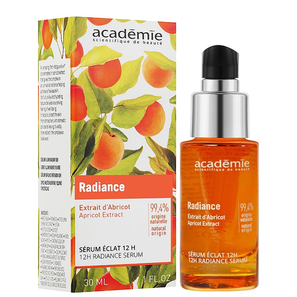 ACADEMIE Radiance 12H Serum - Абрикосова сироватка для обличчя «12 годин сяяння»
