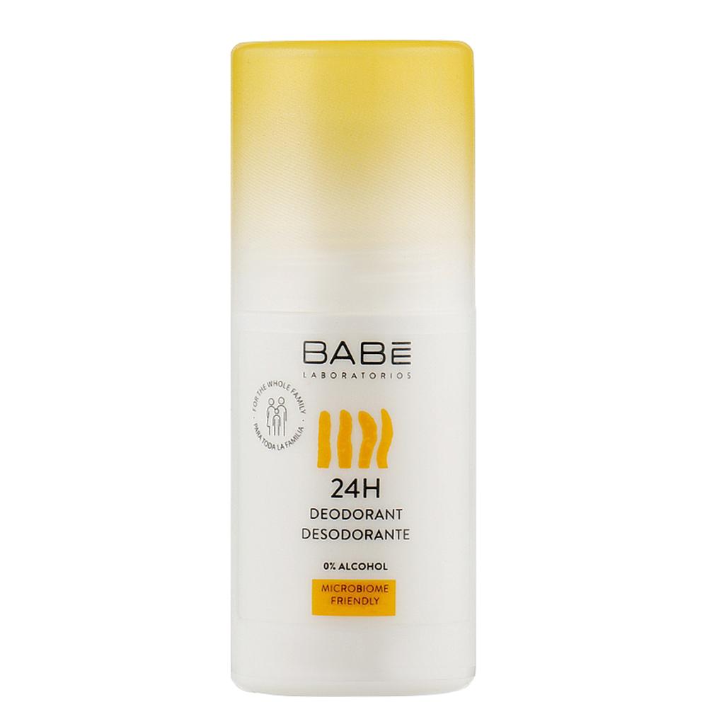 BABE LABORATORIOS Sensitive Roll-On Deodorant - Дезодорант для всієї сім'ї «24 години захисту» з пребіотиком