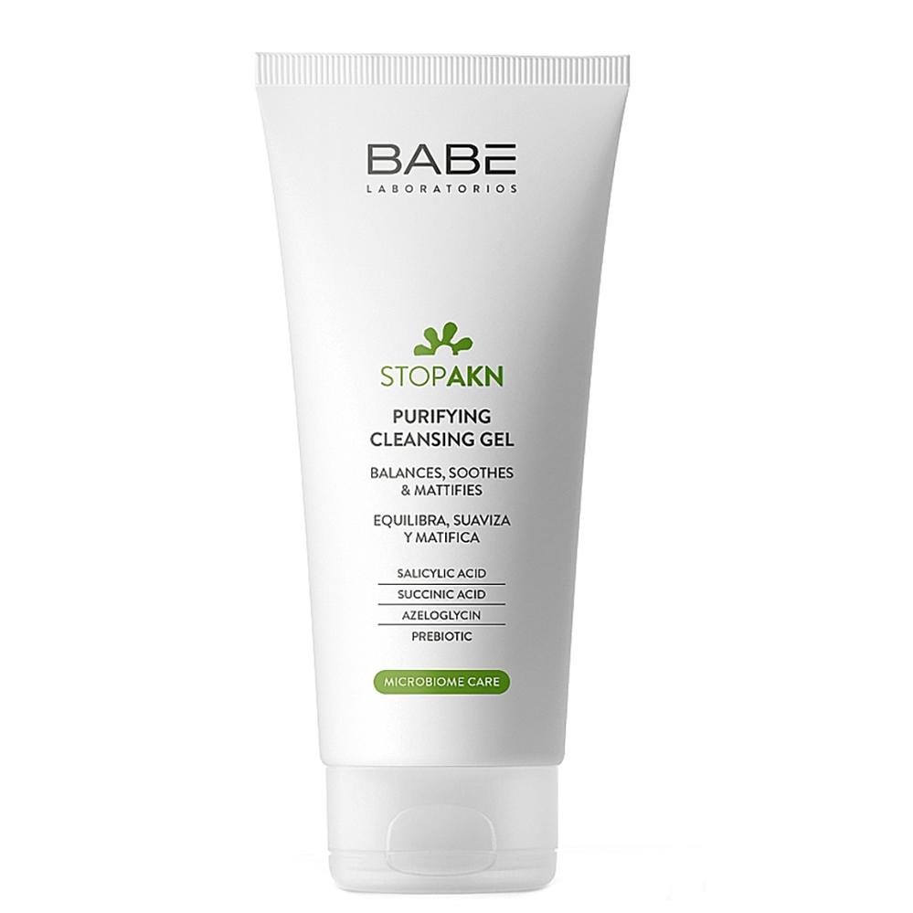 BABE LABORATORIOS Stop AKN Microbiome Care Purifying Cleansing Gel - Очищуючий гель для жирної та проблемної шкіри