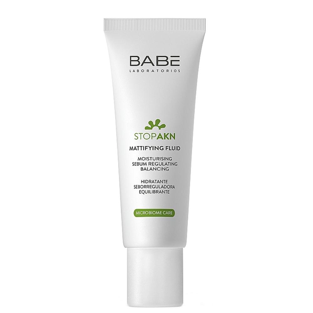 BABE LABORATORIOS Stop AKN Microbiome Care Mattifying Fluid - Матуючий зволожуючий флюїд