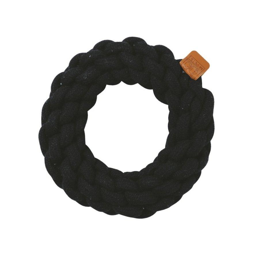 M-PETS Игрушка для собак Black Ring СОТО кольцо, 18 см, цвет черный