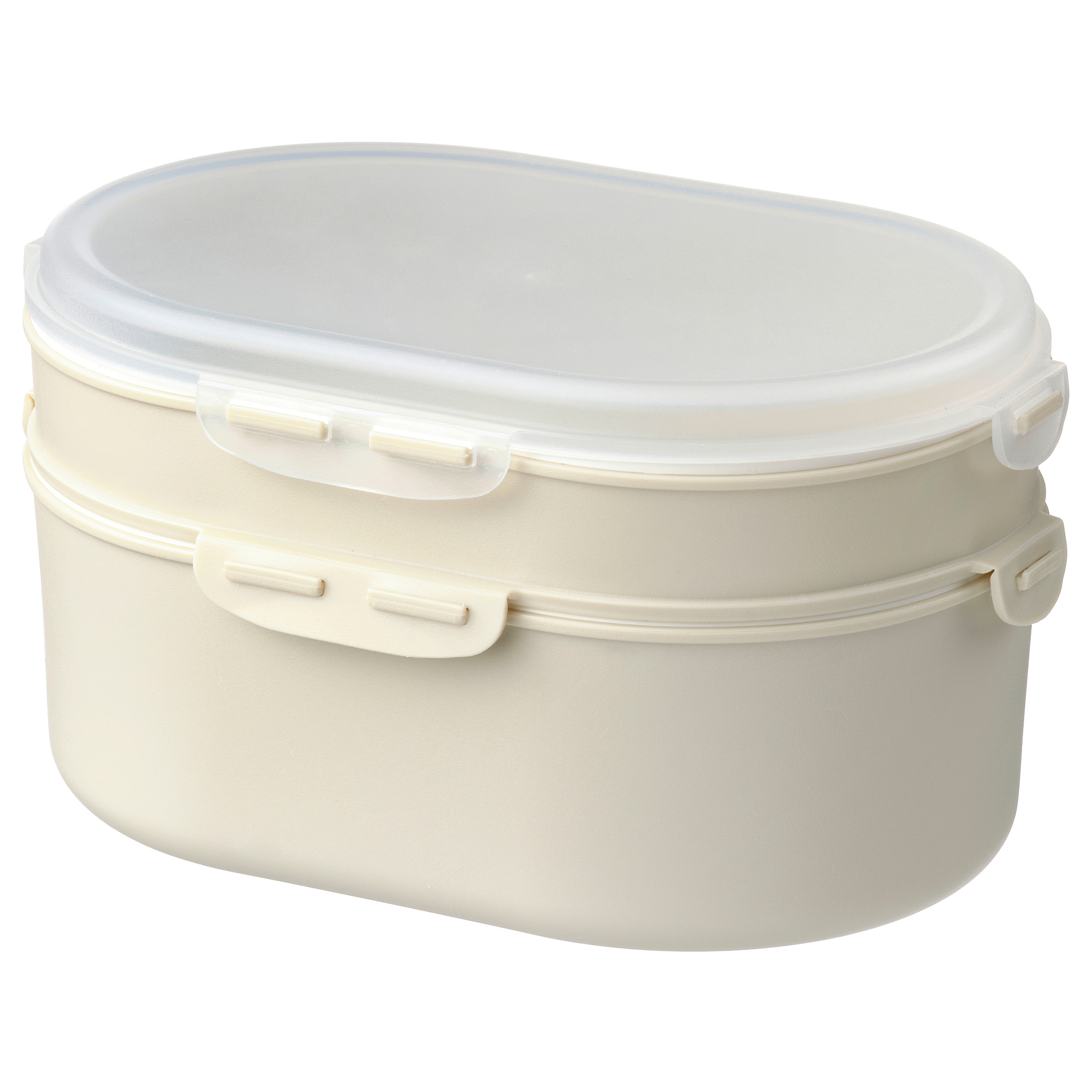 UTBJUDA IKEA Lanç-boks, açıq bej, 0,2 lt/0,6 lt