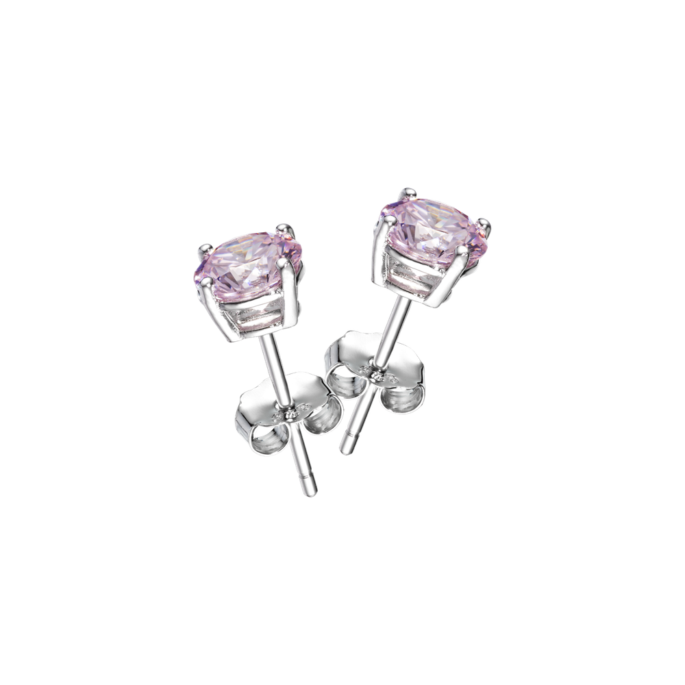 Серьги пусеты Pink M