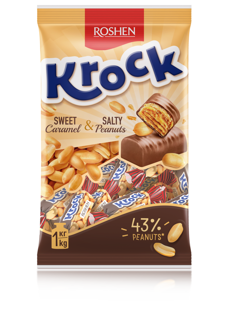 BOMBOANE  Krock cu arahide 1 kg / 8 buc