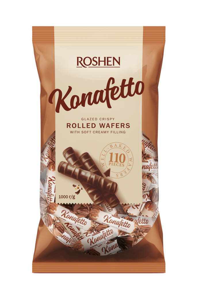 BOMBOANE ROSHEN KONAFETTO bianco 1kg / 5   buc