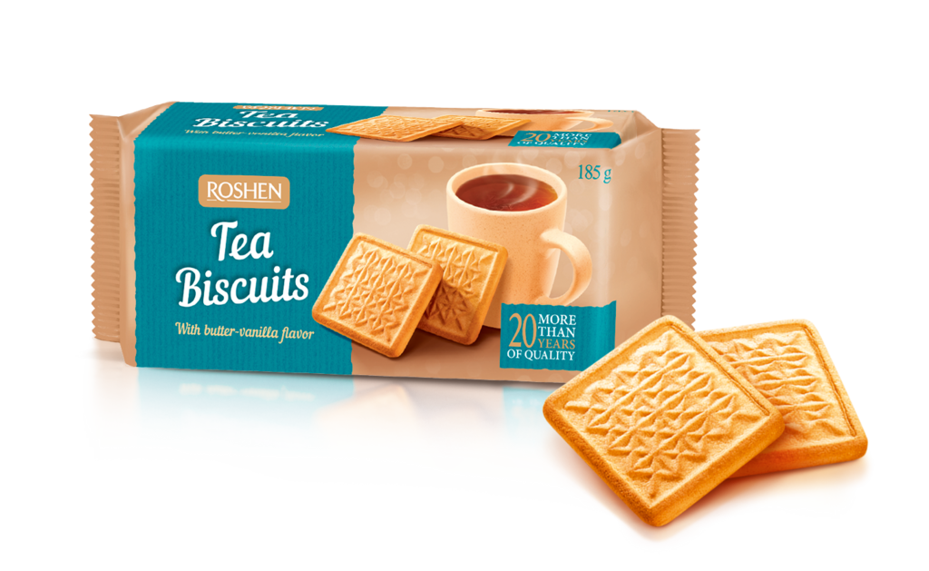 BISCUITI ROSHEN La cafea unt-vanilie 185g / 48  buc