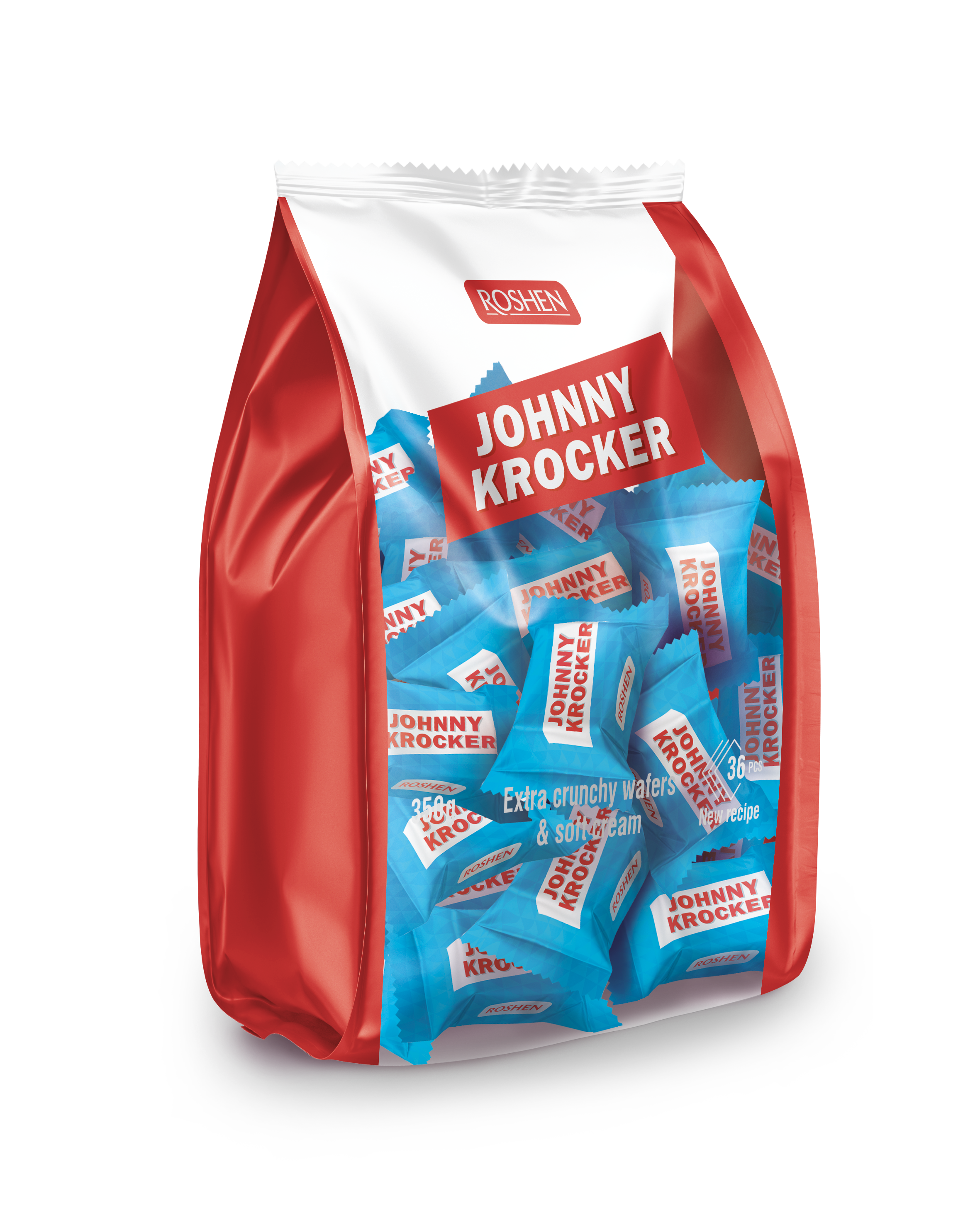 Wafers ROSHEN Johnny Krocker coconut 1 kg / 4 buc