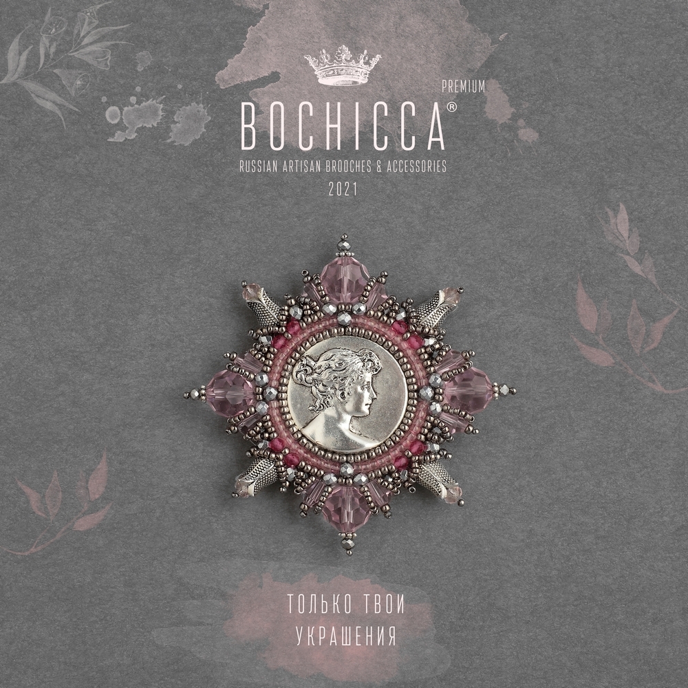 брошь Garden of Love. Big