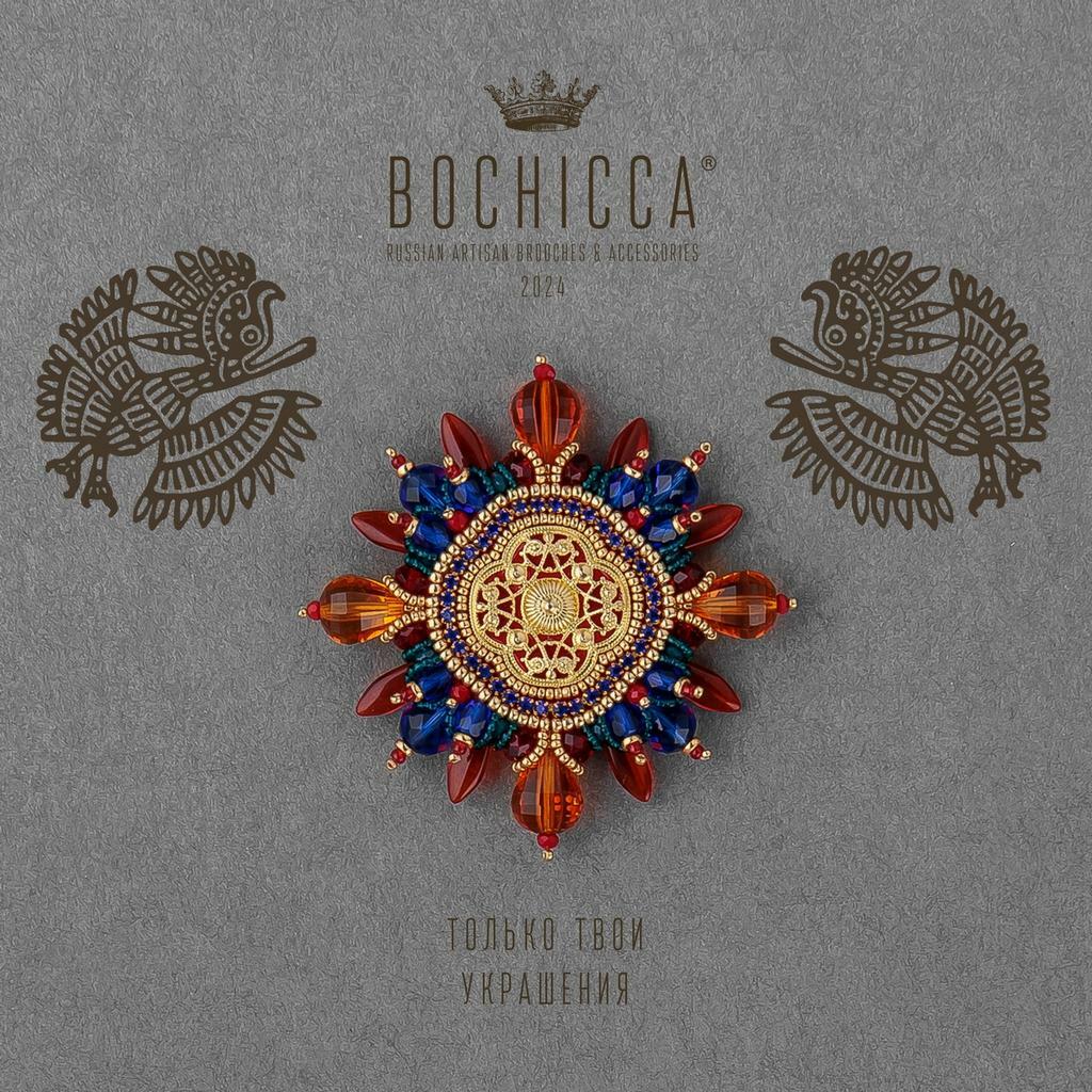 брошь Tlaloc