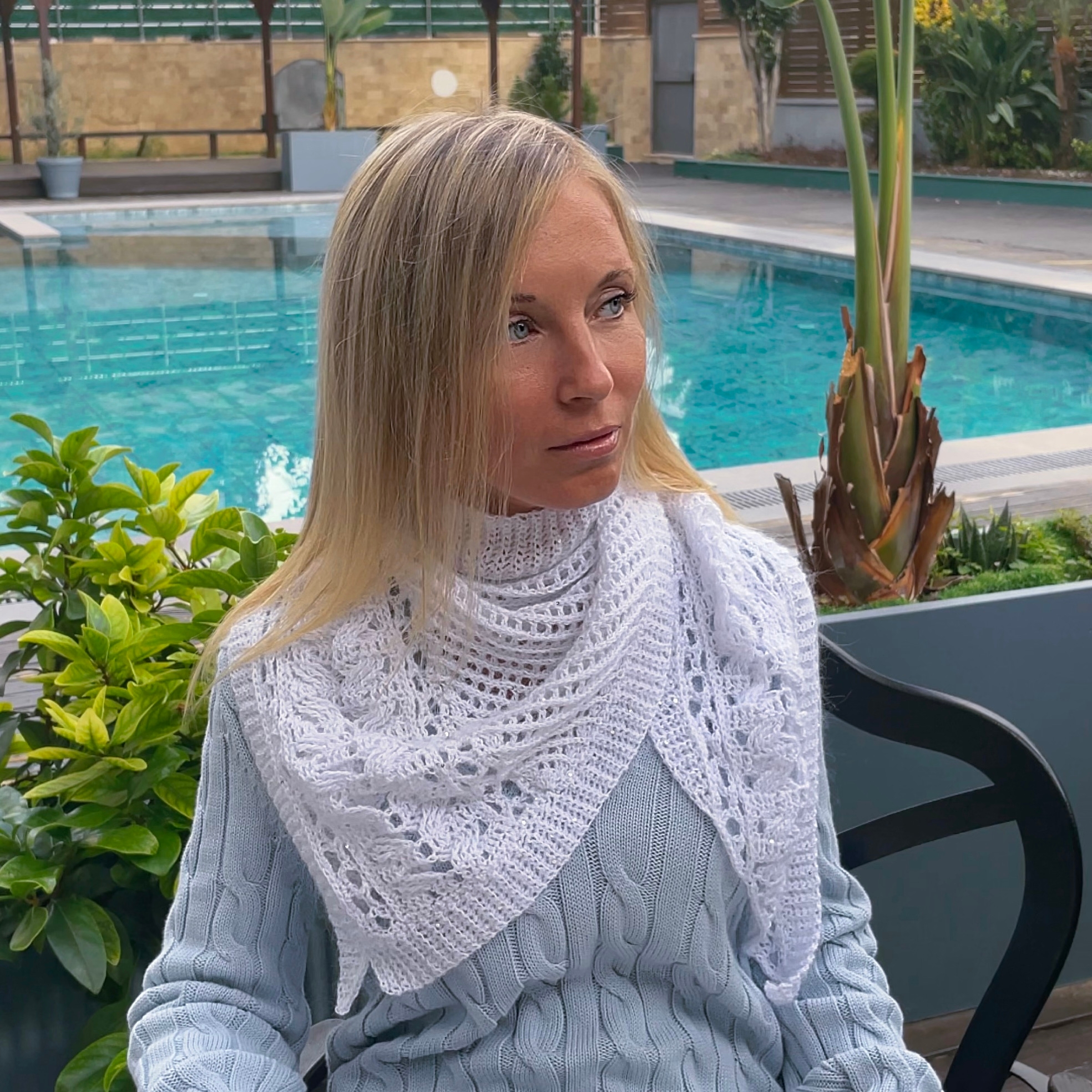 Шаль крючком