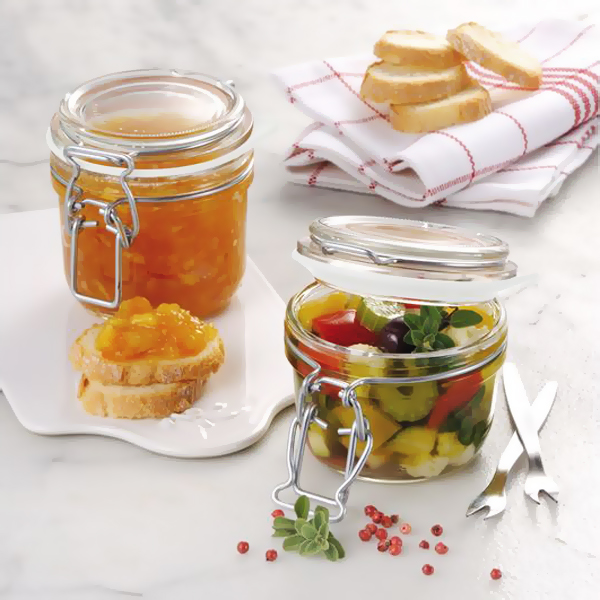 Банка Bormioli "Clip Top" 200 мл, 2 штуки