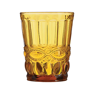 Стаканы 220 мл, янтарные, 4 штуки
