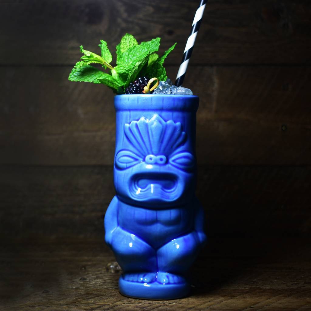 Стакан керамический «Тики», синий