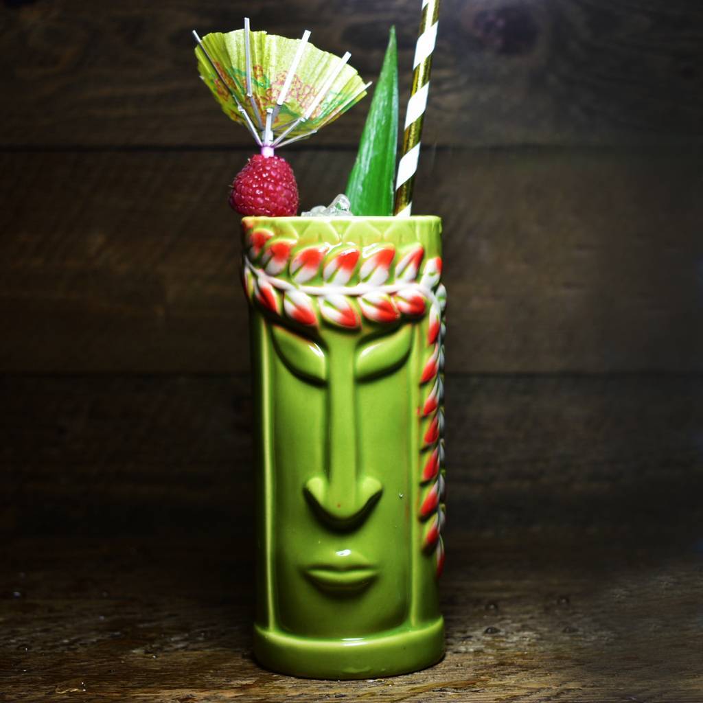 Стакан керамический «Тики», зеленый