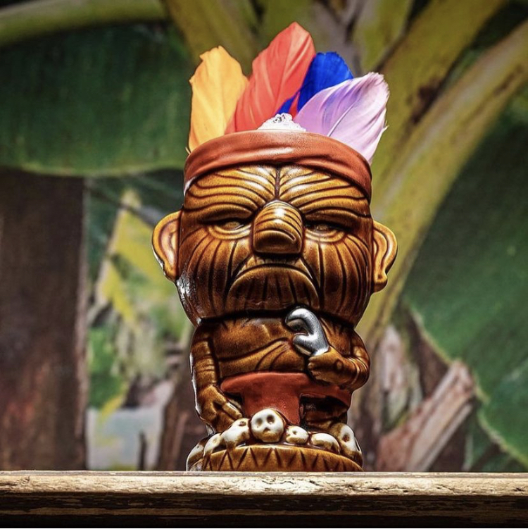 Стакан керамический «Тики», папуас