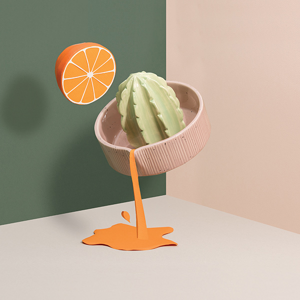 Соковыжималка ручная керамическая Doiy Sonora коричневая