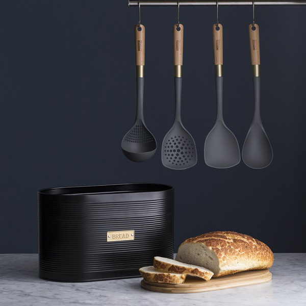 Хлебница Otto черная