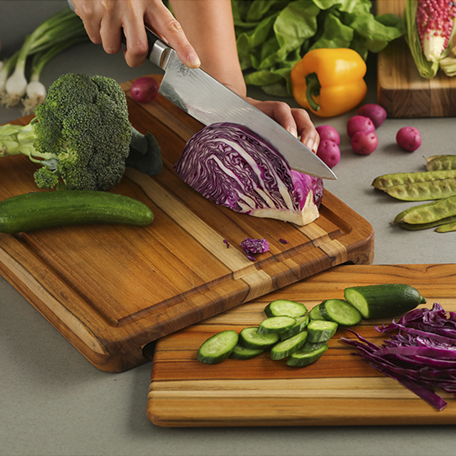 Набор раздвижной из 2 разделочных досок TEAKHAUS Traditional