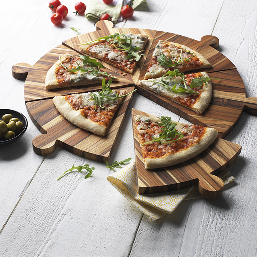 Доска сервировочная TEAKHAUS Specialty круглая разборная 42 см