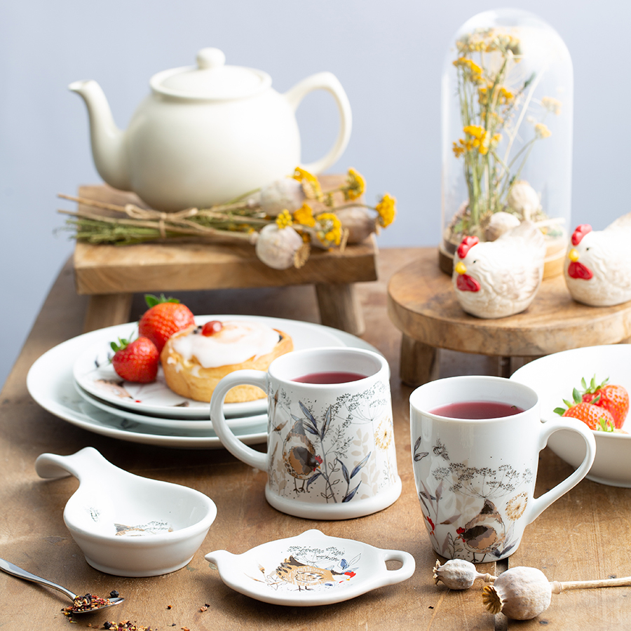 Кружка керамическая P&K Country Hens 385 мл