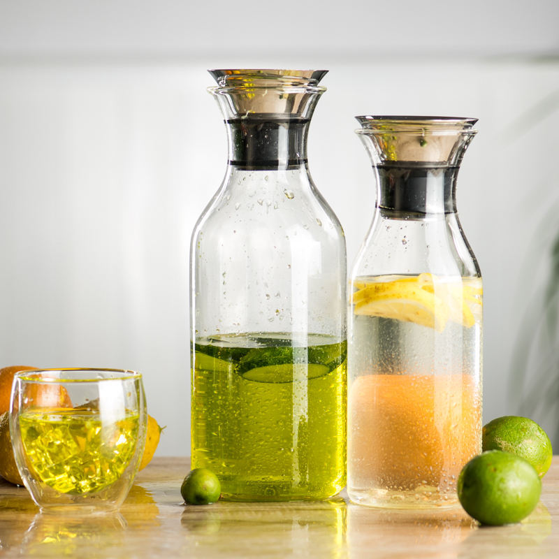 Жаропрочный кувшин 1 л высокий