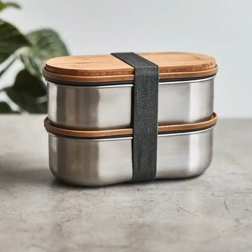 Ланчбокс Black+Blum Bento с вилкой