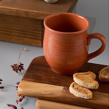 Кружка In The Village, 490 мл, оранжевая